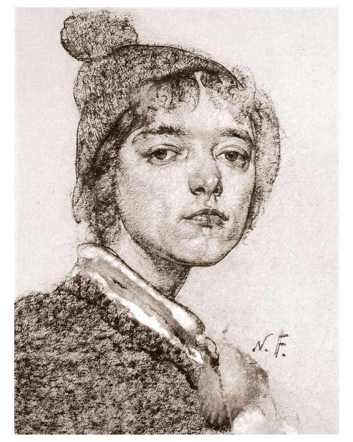  Nicolai Ivanovich Fechin —— 艾雅肖像（画家的女儿）